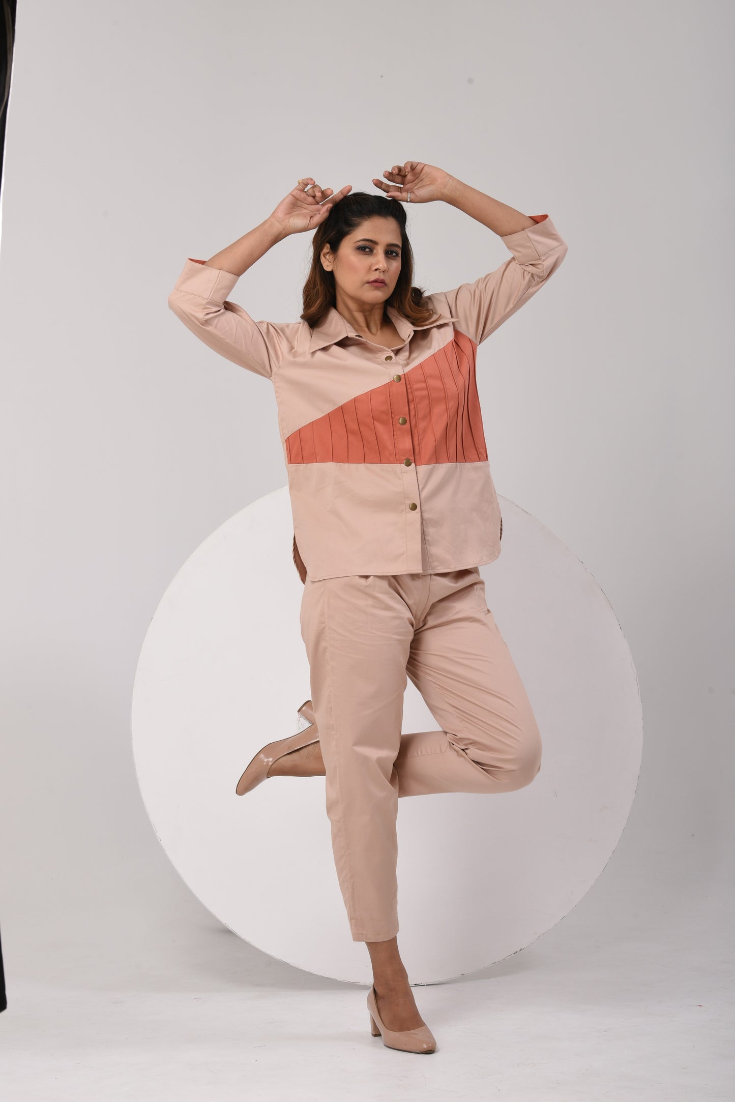 Triad Chords Co-Ord Set - Orange