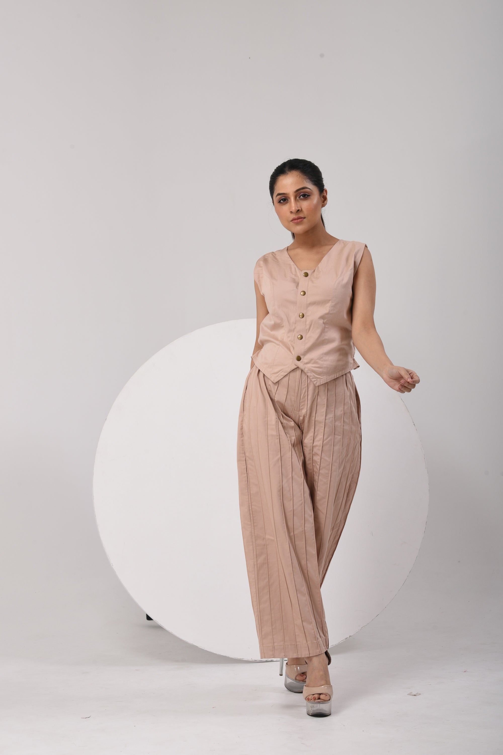 Aria Co-Ord Set - Beige
