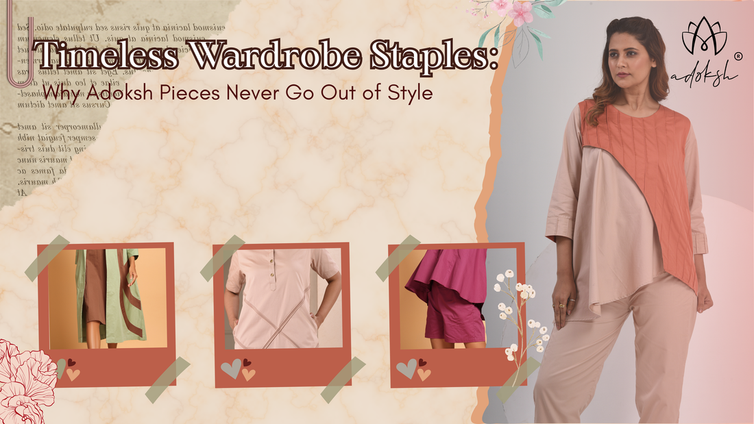 Timeless Wardrobe Staples: Why Adoksh Pieces Never Go Out of Style