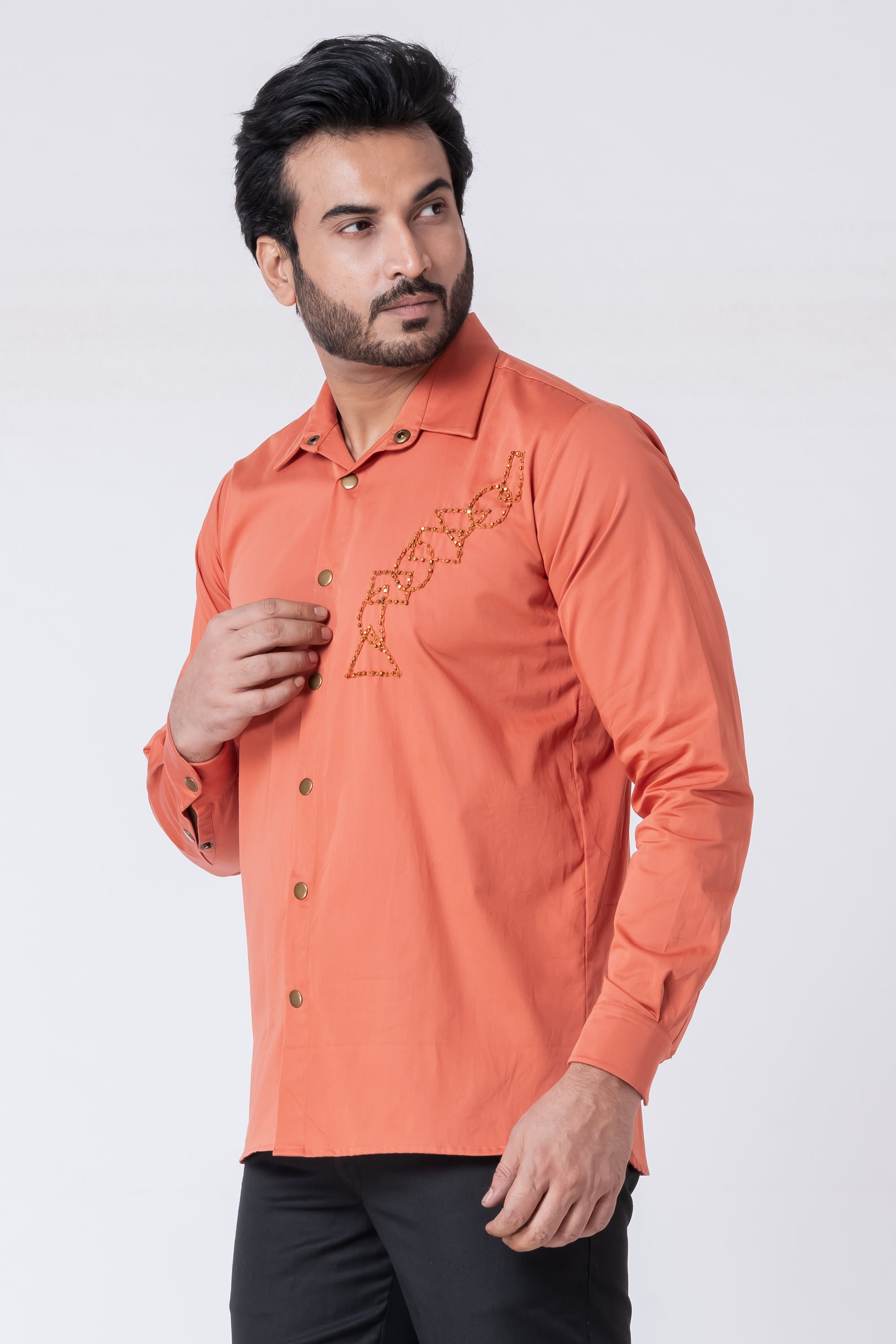 The Element Shirt – Vibrant Orange
