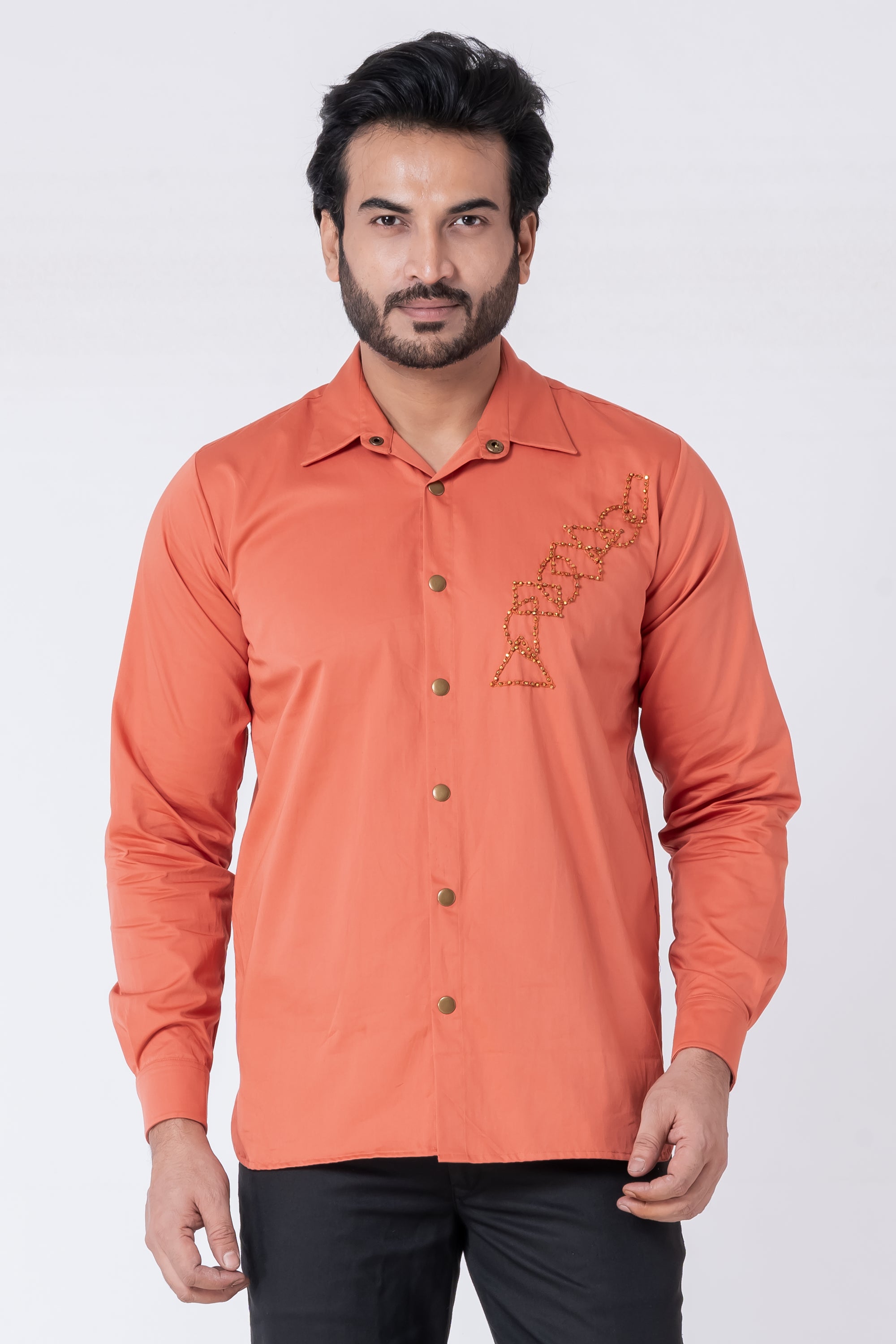 The Element Shirt – Vibrant Orange