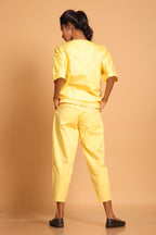 Pear Shape Comfort Co-ord Set- Yellow(YL)