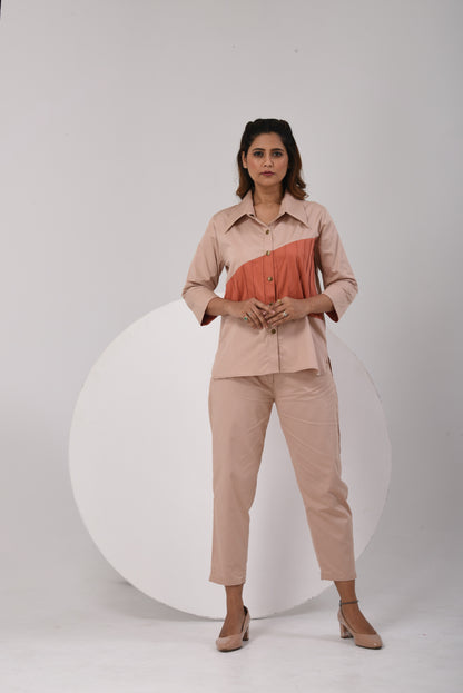 Triad Chords Co-Ord Set - Orange