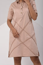Chord Grace Dress - Beige
