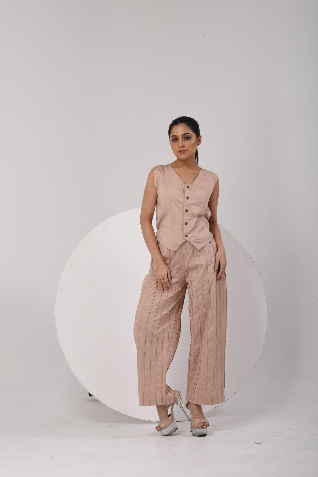 Aria Co-Ord Set - Beige