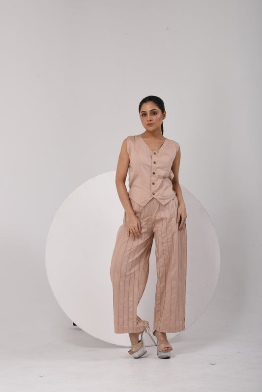 Aria Co-Ord Set - Beige