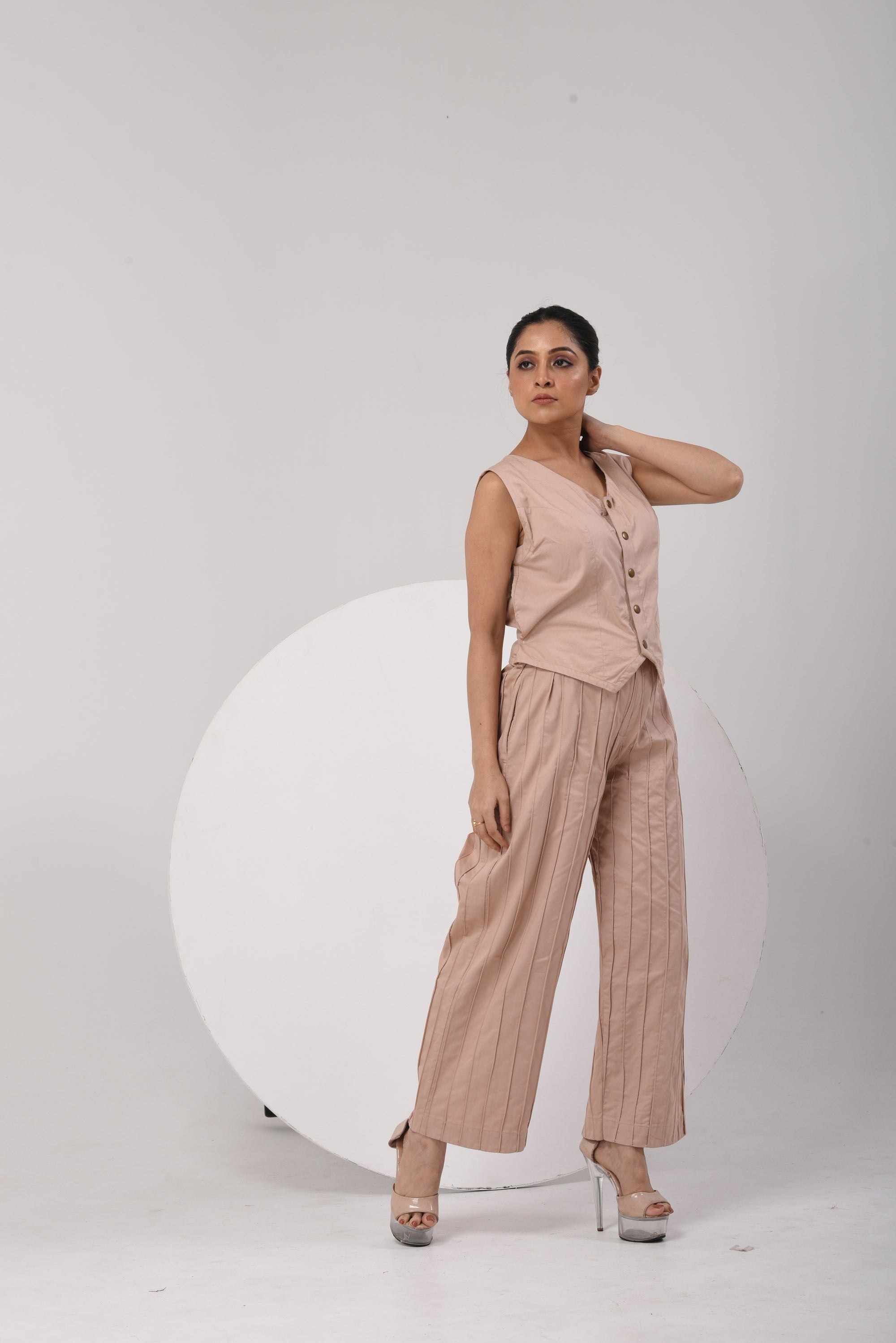 Aria Co-Ord Set - Beige